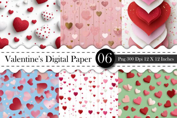 Download Love Seamless Patterns - Valentines Day - Seamless patterns Collection