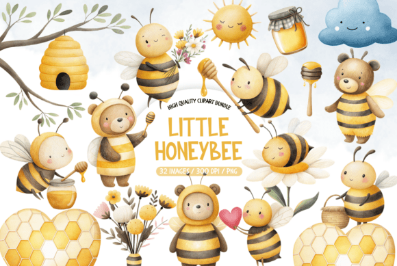 Download Garden Honey Bee Illustrations - Garden Collection