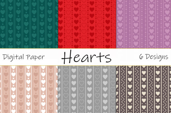 Download Seamless Patterns Valentine's Day Hearts - Seamless patterns Collection