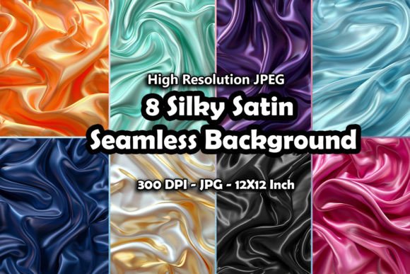 Download 8 Silky Satin Seamless Background JPG - Satin Collection