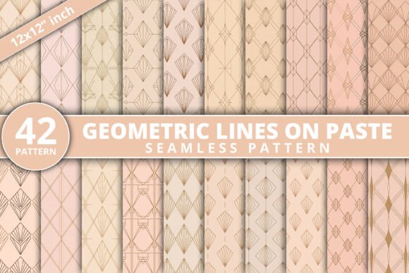 Download Geometric Line Seamless Patterns - Seamless patterns Collection