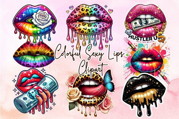 Download Colorful Sexy Lips Clipart Designs - Sexy Collection