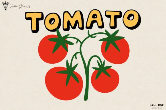 Download Tomato Summer Garden Harvest SVG PNG - Garden Collection