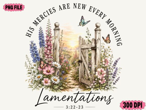 Download Christian Sunrise Garden PNG Sublimation - Garden Collection