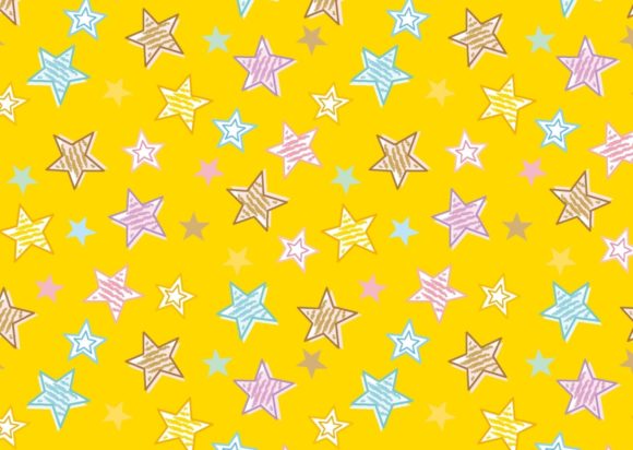 Download Yellow Stars Colorful Png Pattern - Png pattern Collection